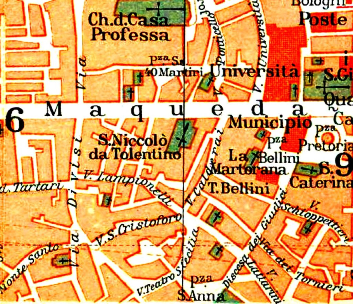 Una via di Palermo che ha visto la storia cambiare | Racconta mille anni di battaglie e segreti mai detti - Foto: Baedeker Unter-Italien 13.Aufl./Wikipedia