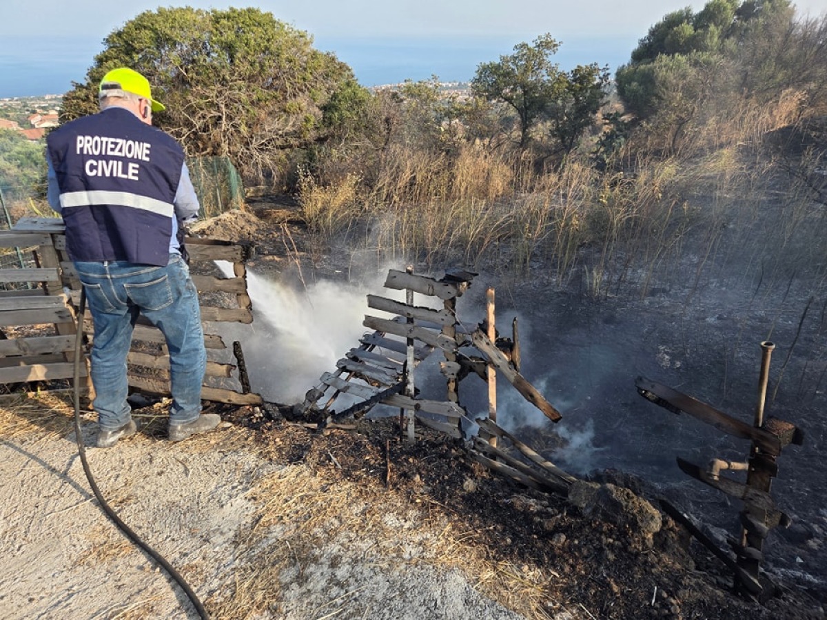 San Gregorio di Catania| Battesimo di fuoco per il Gruppo comunale di volontari della Protezione Civile -