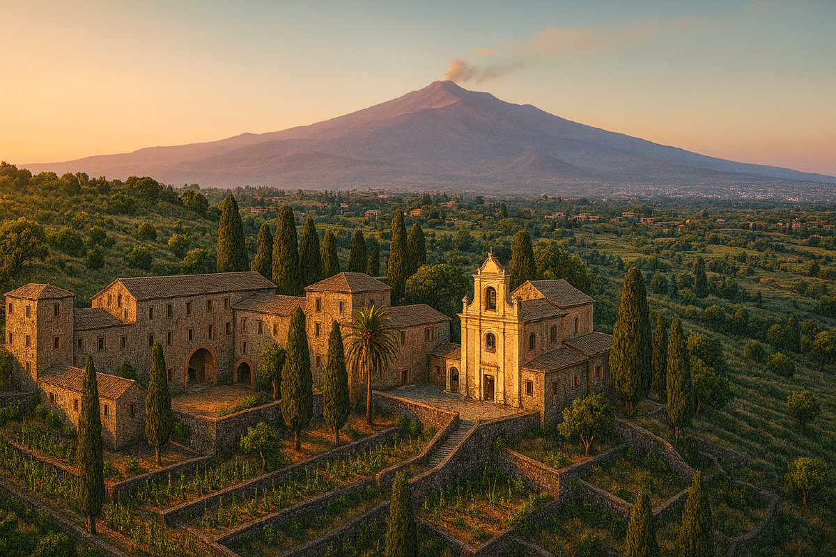 Il misterioso eremo di Sant’Anna | Un luogo sacro in provincia di Catania tra le rocce vulcaniche - Immagine di fantasia