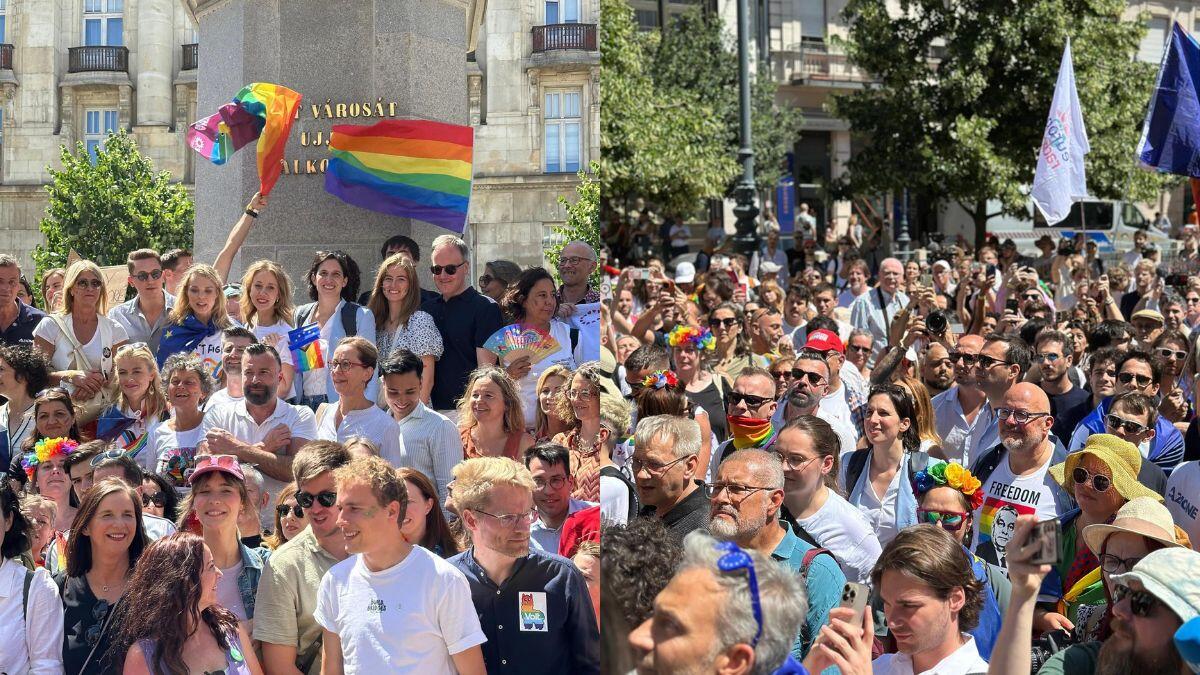 35.000 al Pride di Budapest nonostante il divieto di Orban | Ecco chi sfida l’autorità e il potere dell’amore! -