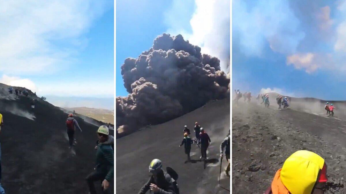 Turisti in cima all’Etna durante il crollo | Cosa nasconde il sistema di allerta? -