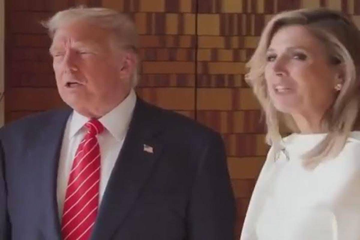 Trump, la regina Maxima e il video: Donald preso in giro? -