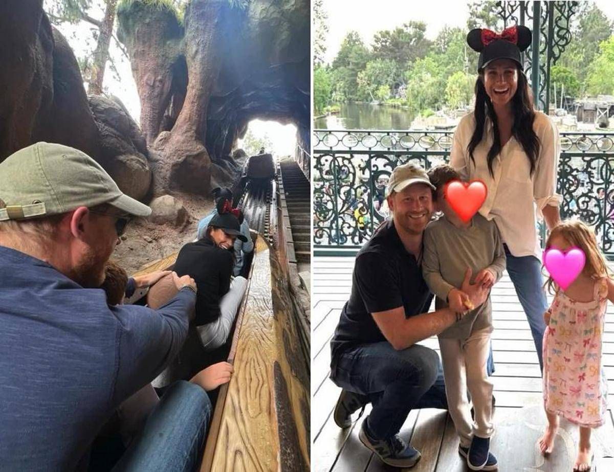 Meghan, Harry e le foto con i figli a Disneyland: è polemica -