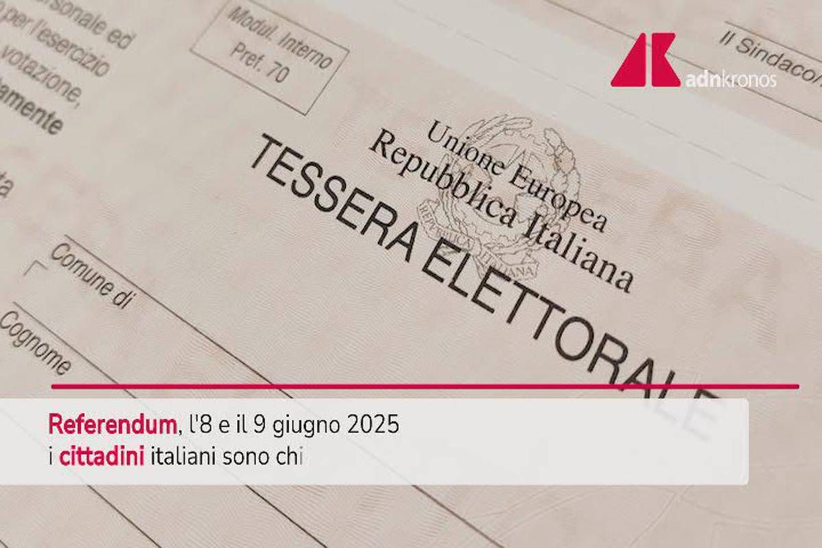 Referendum, si vota domenica 8 e lunedì 9 giugno -