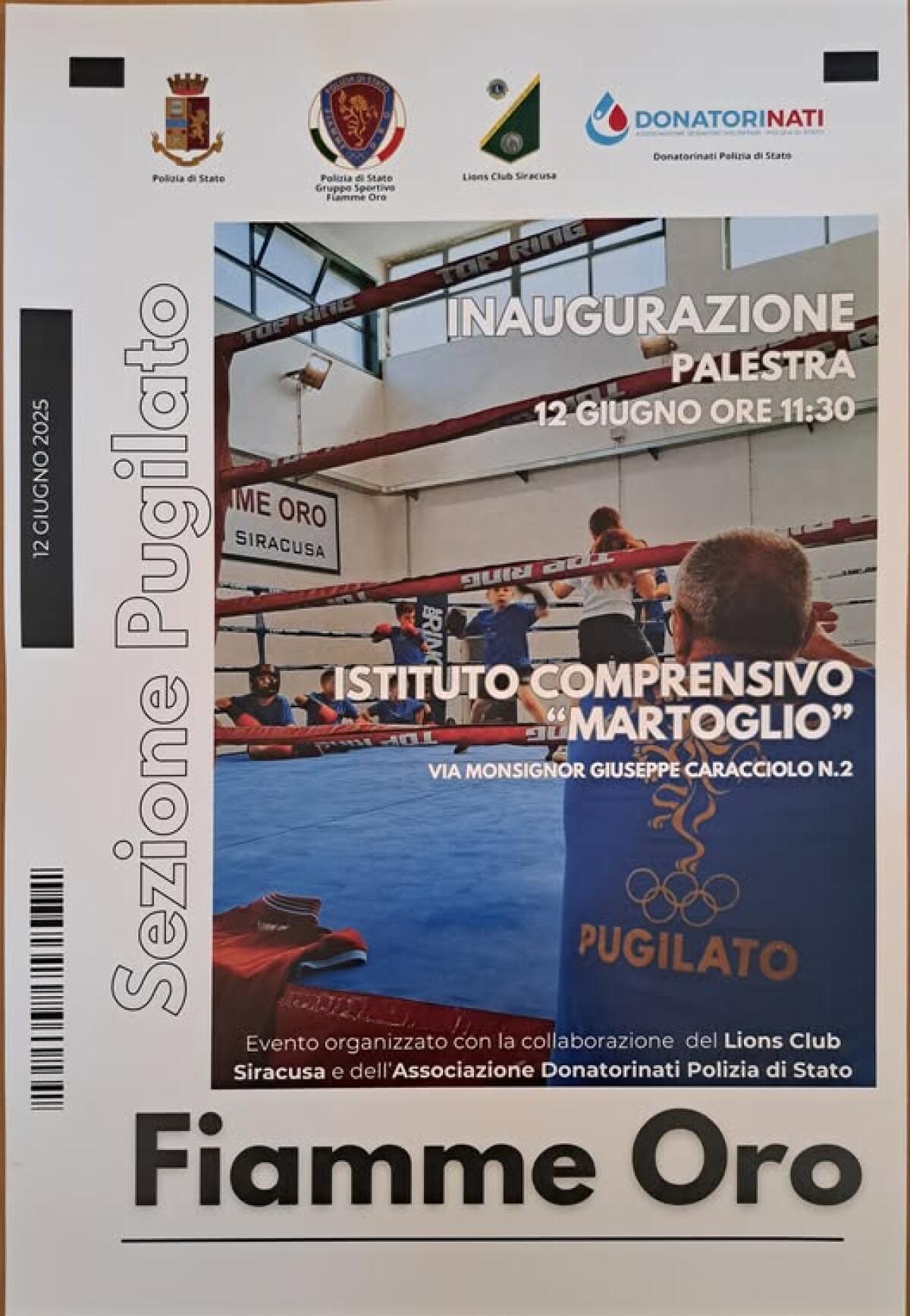 Inaugurazione della palestra delle Fiamme Oro a Siracusa | Scopri il tributo inaspettato agli eroi della Polizia! -