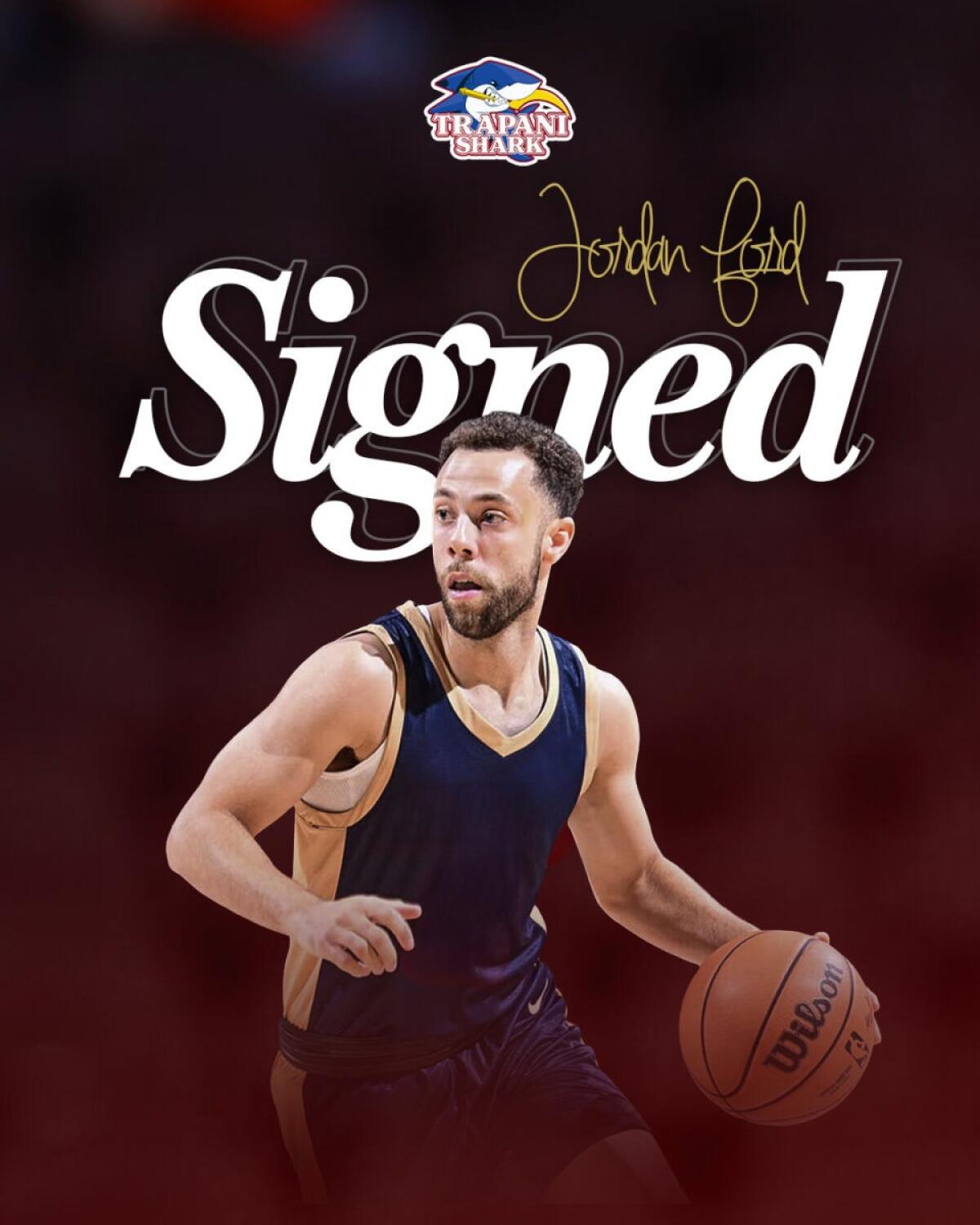 Jordan Ford alla Trapani Shark: il talento che ribalterà le aspettative della stagione! -