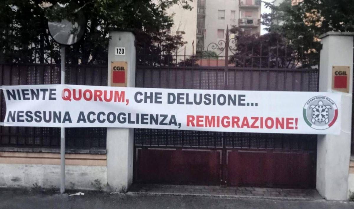 Referendum, Casapound ironizza su flop quesito cittadinanza: "Che delusione..." - 
