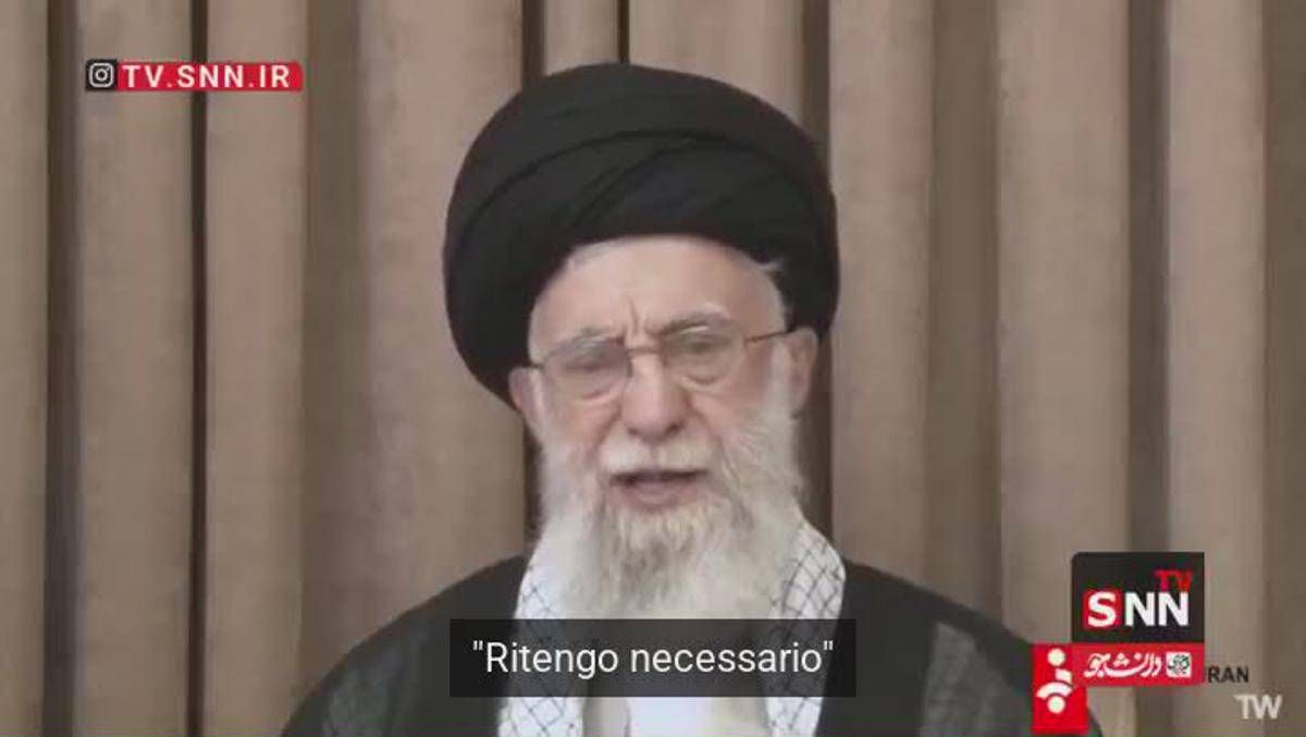 Khamenei torna con messaggio tv: "Iran ha vinto la guerra" - Video -