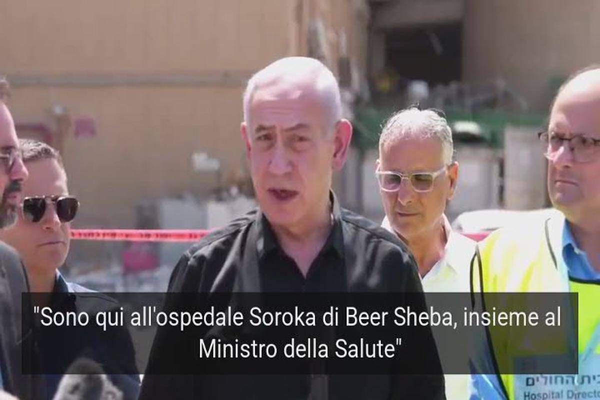 Missili su ospedale, Netanyahu: "Attacco di assassini" - Video - 