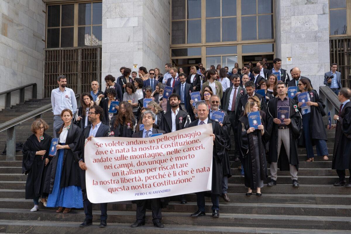 Giudici in piazza a Milano | La riforma che minaccia la giustizia e i diritti dei cittadini! -