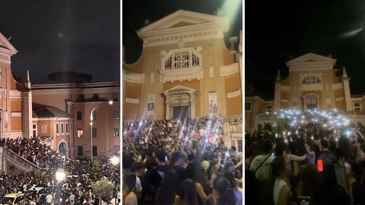 Studenti in festa a Roma | Ma cosa ci fanno con i cellulari accesi? - 