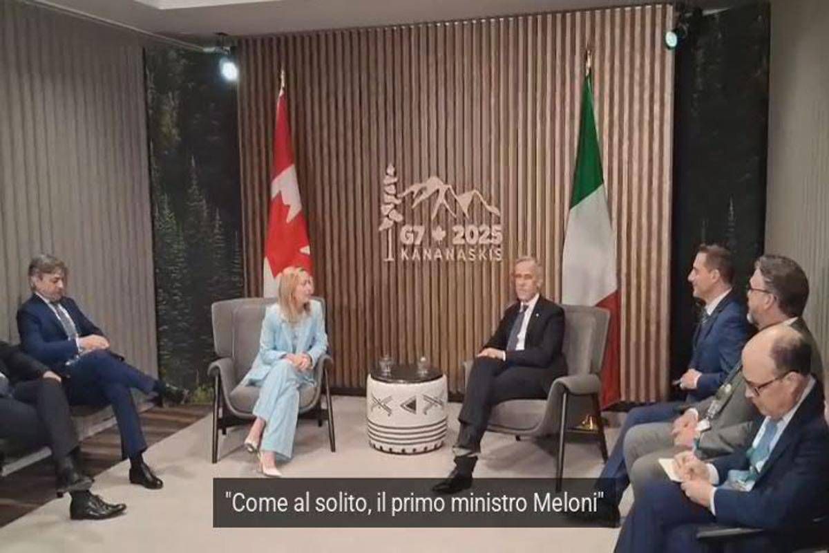 G7, Meloni vede Carney: "Momento complesso, attenzione a sicurezza e migrazione" -