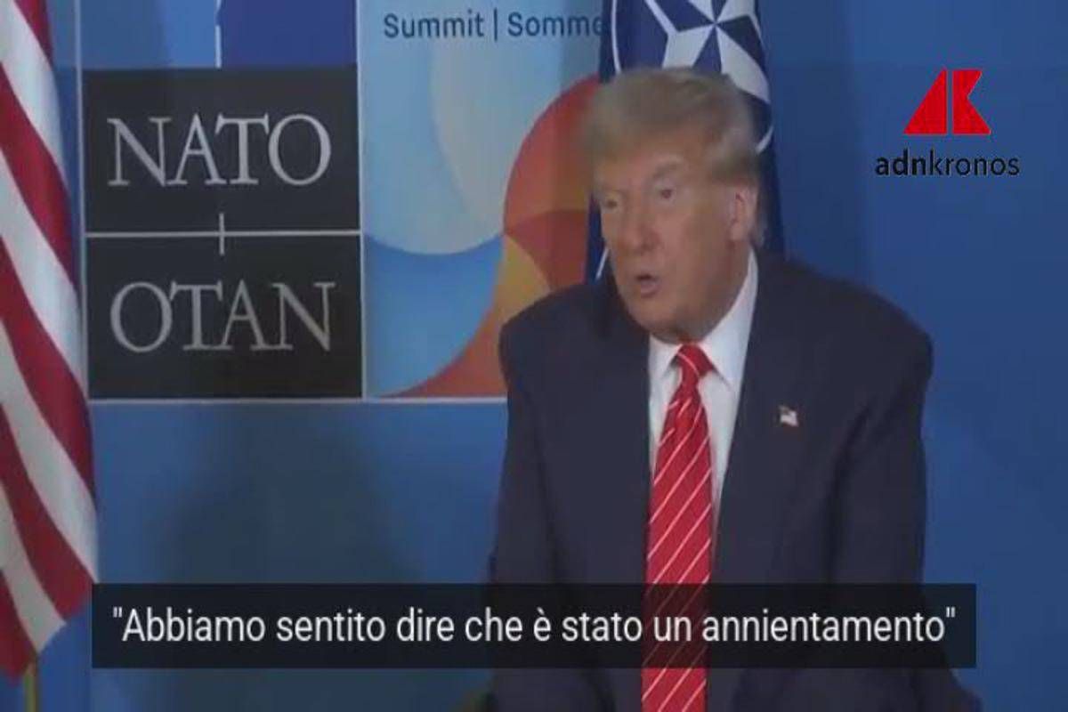 Trump e la lezione sull'attacco all'Iran: "E' andata così"- Video - 