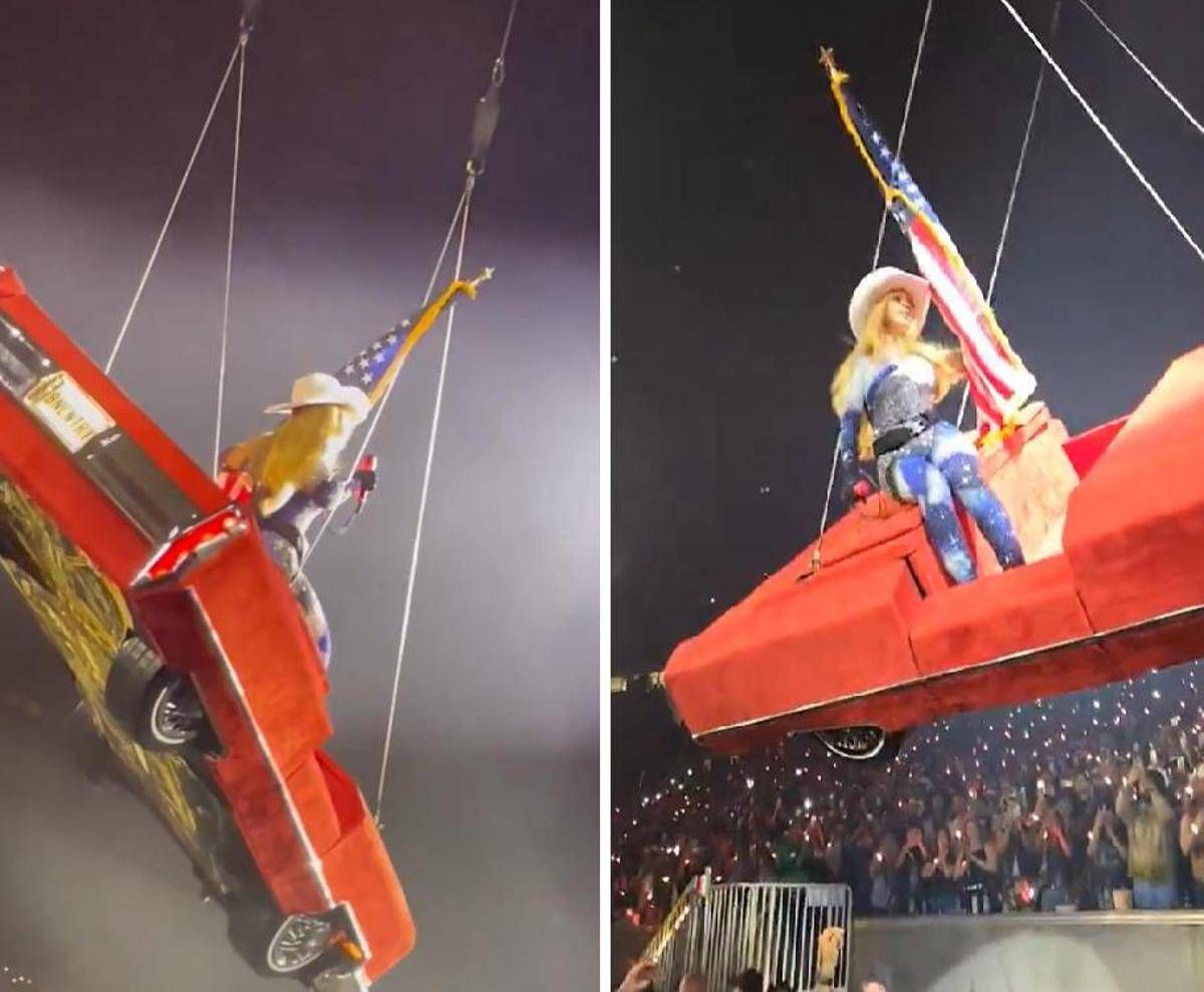 Beyoncé, paura al concerto: problema all'auto 'volante' - Video - 