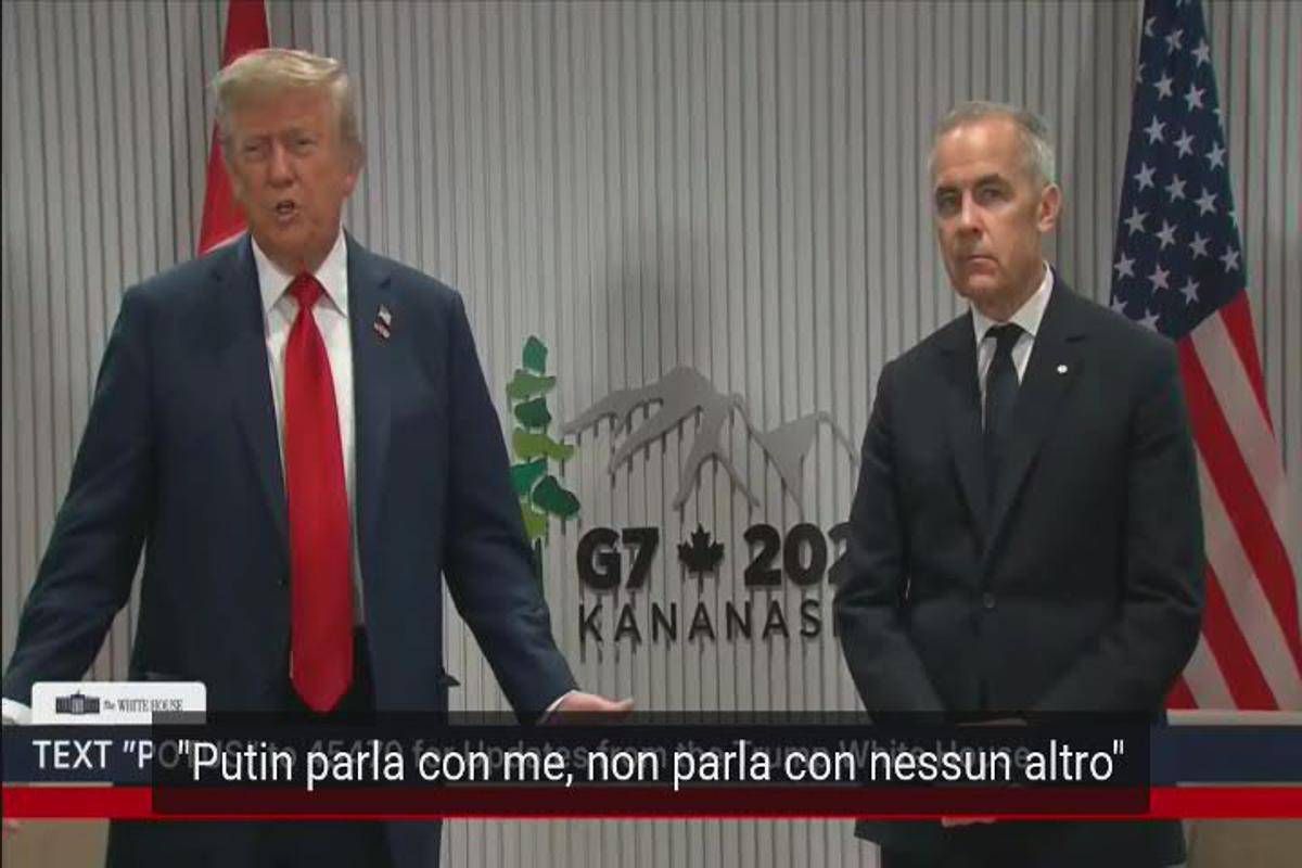 G7, Trump: "Putin parla solo con me, qui lo hanno cacciato" - Video - 