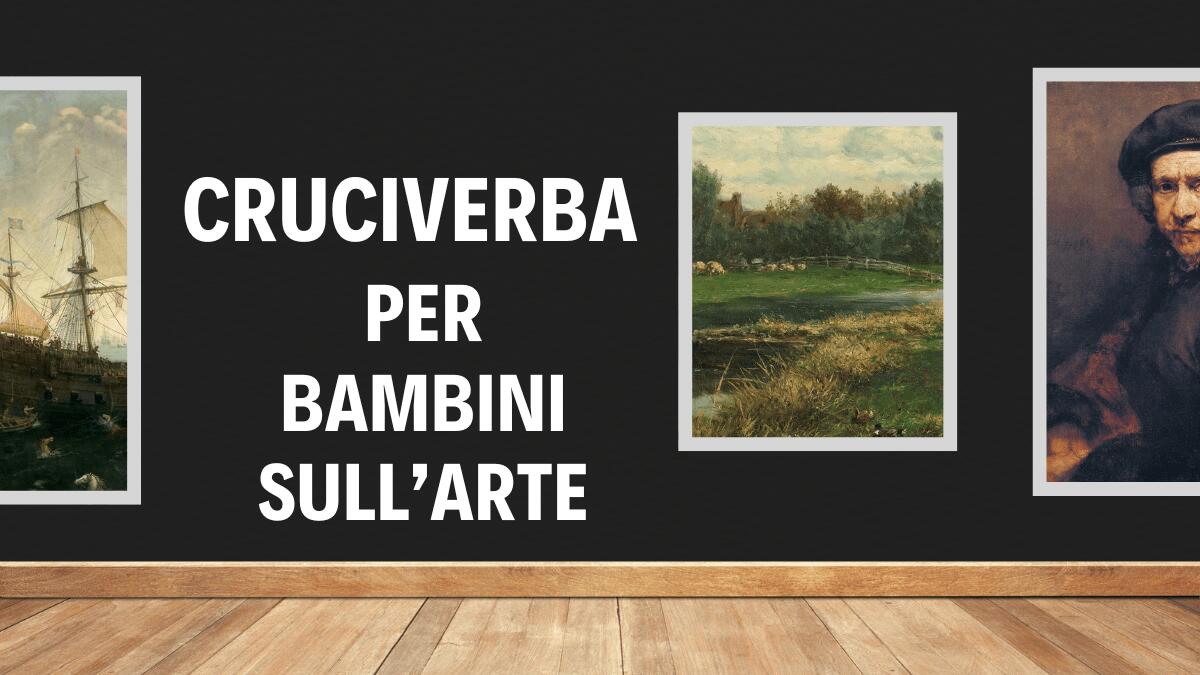 Scopri i grandi artisti italiani con un cruciverba creativo - 