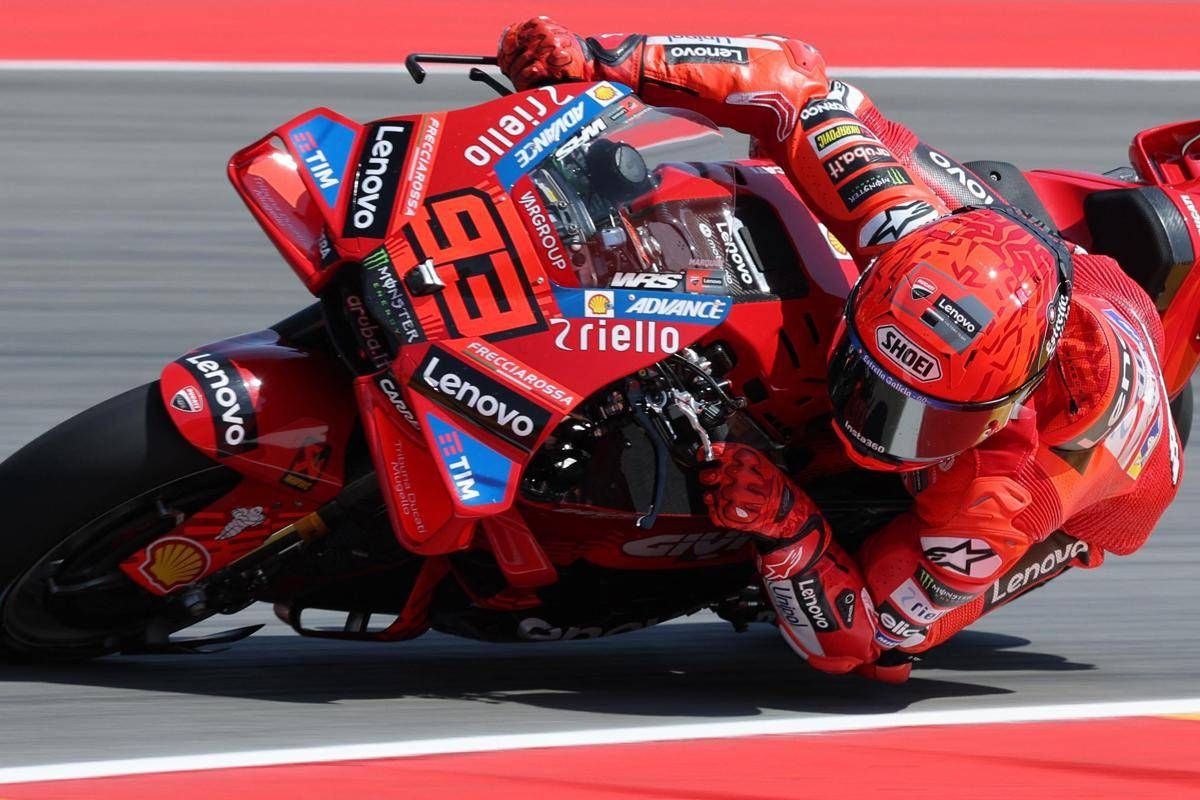 MotoGp Aragon, Marc Marquez ancora primo nelle seconde prove libere -