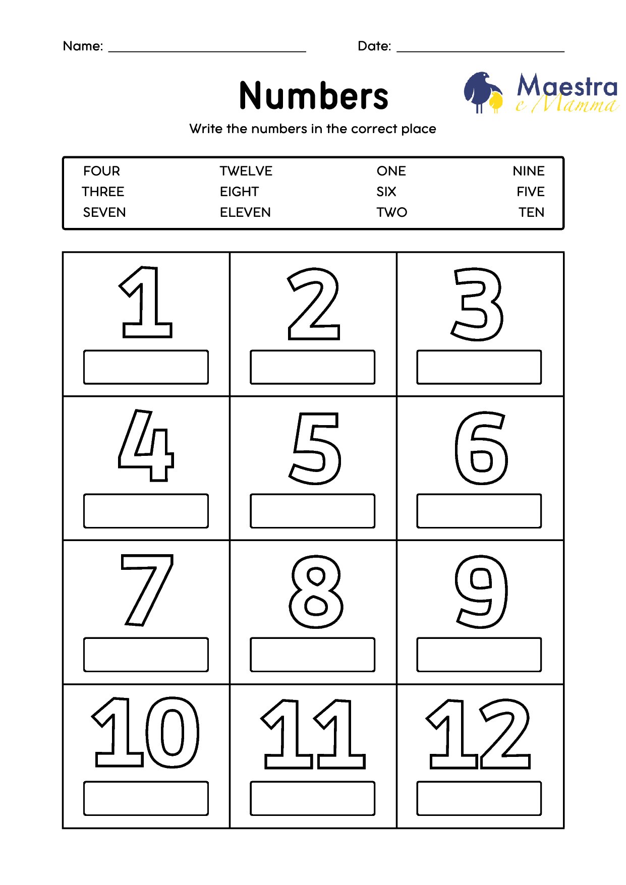 Numeri in inglese [79 KB]