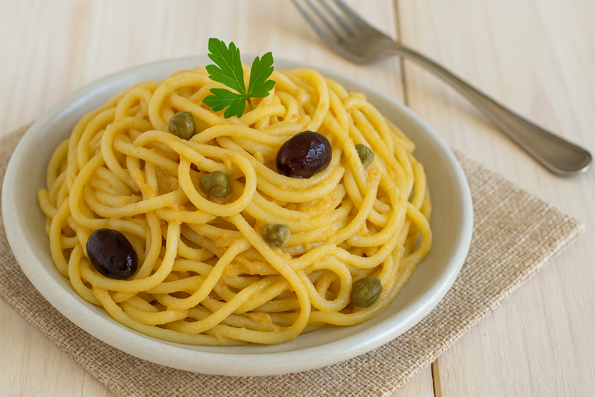 Questa pasta sta cambiando la scena gastronomica: il piatto estivo siciliano che tutti stanno cercando - Immagine generata dall'IA