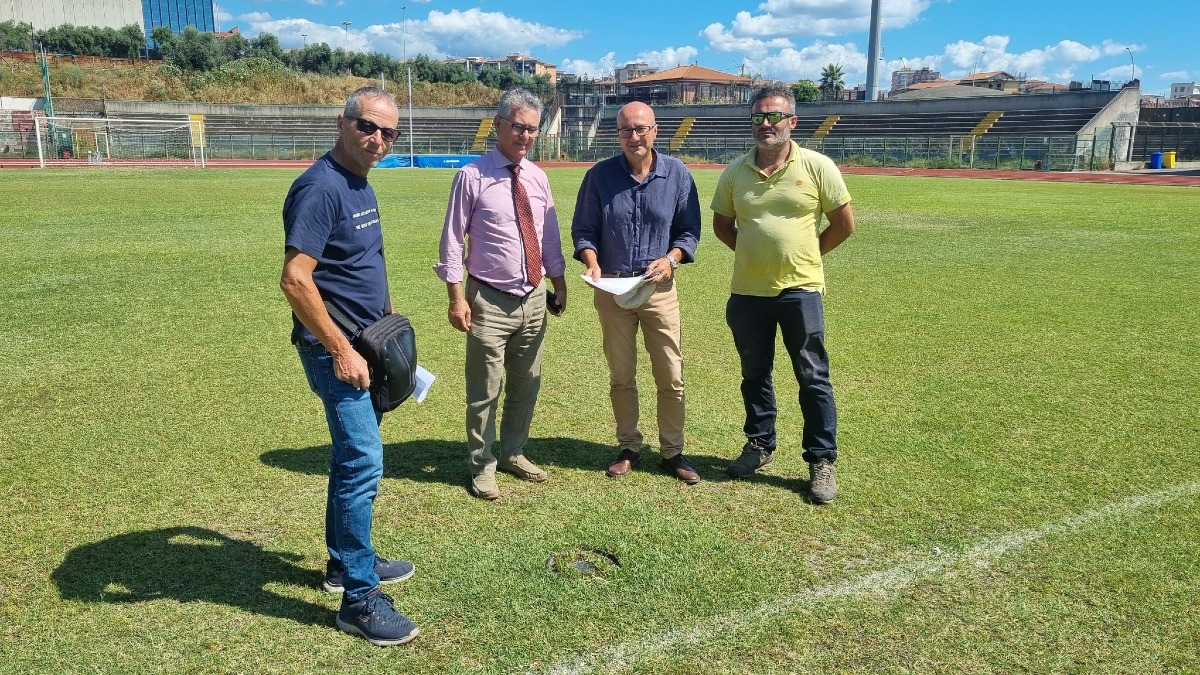 Stadio “Aci e Galatea” : al via i lavori per il nuovo impianto di irrigazione ad Acireale - Credit Foto Città di Acireale