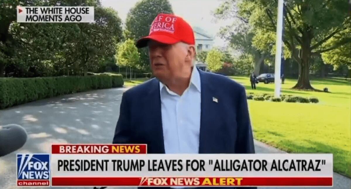 Trump inizia una controversa prigione per migranti tra gli alligatori | È davvero qualcosa da ridere? -