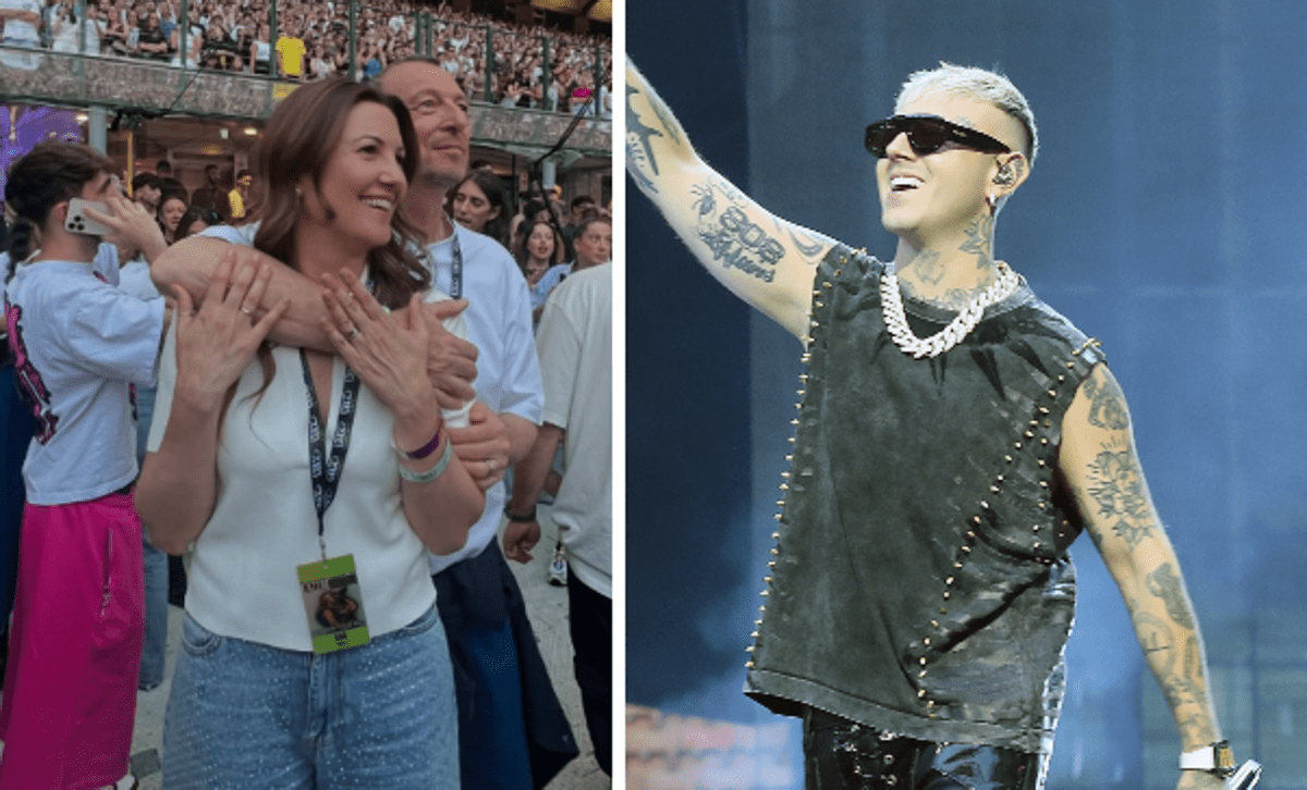Amadeus al concerto di Lazza a San Siro, la 'frecciatina' sui social - 
