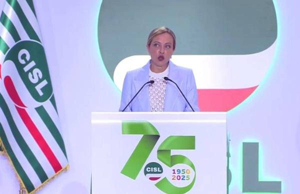 Mille giorni di governo Meloni, la premier alla Cisl: "Creati più di 1 milione di posti di lavoro" - 