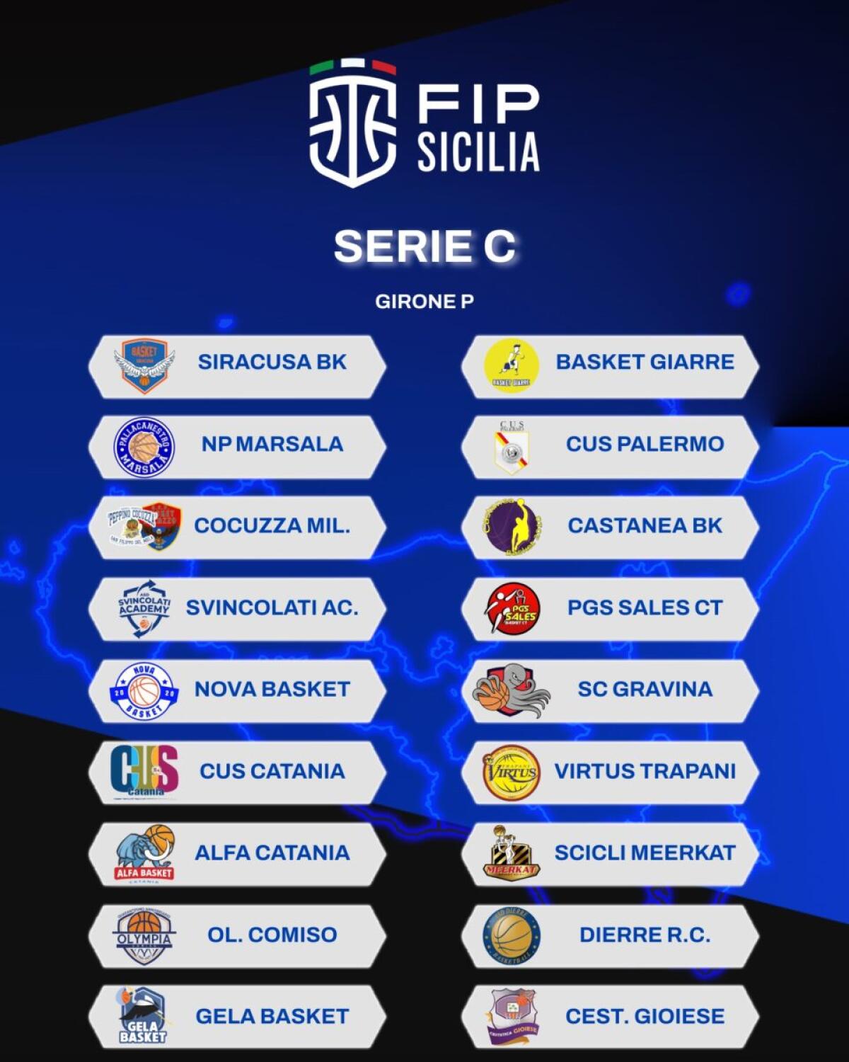 FIP Sicilia: Il Girone P di Serie C Rivela Squadre Inaspettate | Scopri Chi SorprenderĂ Tutti Questa Stagione! -