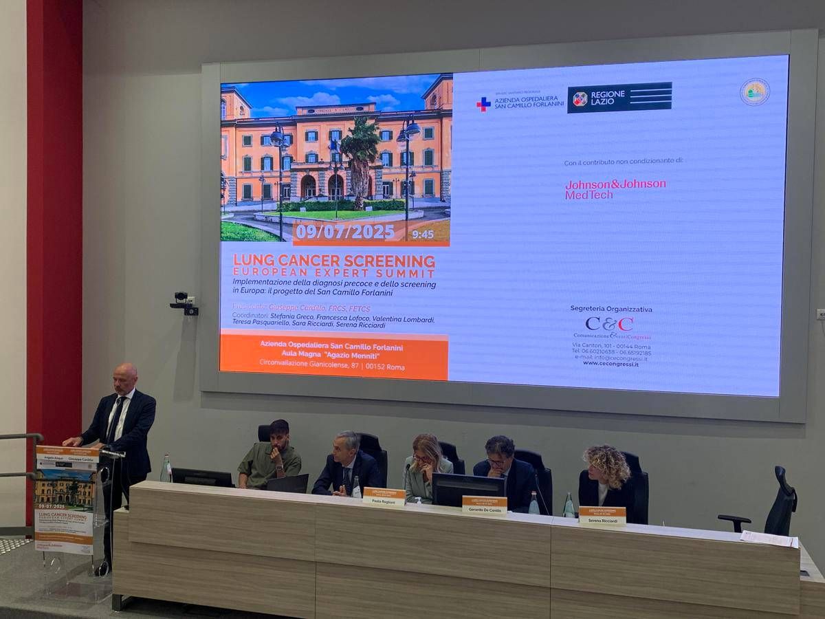 Tumore al polmone, primo bilancio del progetto diagnosi precoce al 'San Camillo' di Roma - 