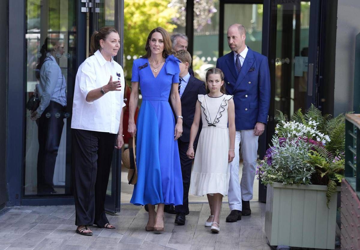 William e Kate a Wimbledon, la famiglia reale alla finale Sinner-Alcaraz -