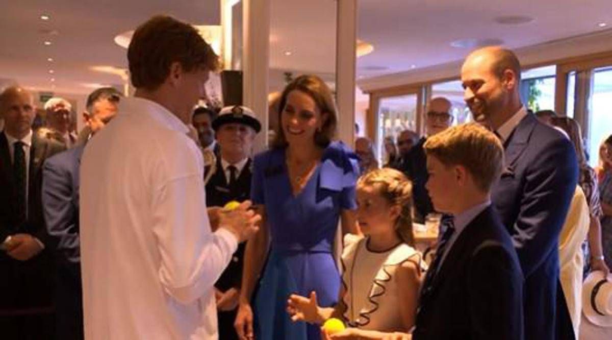 Sinner e il trionfo a Wimbledon, l'incontro con i reali: il regalo per Charlotte e George - 