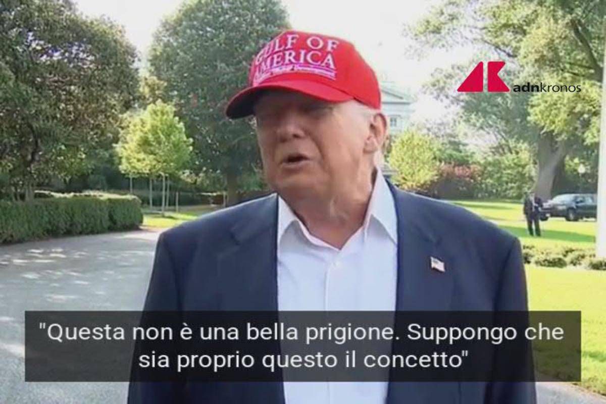 Trump inaugura 'Alcatraz' per migranti: "Per scappare da alligatori, correte a zig-zag" - Video - 