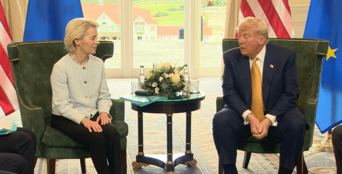 Trump e von der Leyen si incontrano in Scozia | La verità sul possibile "accordo più grande di sempre"! -