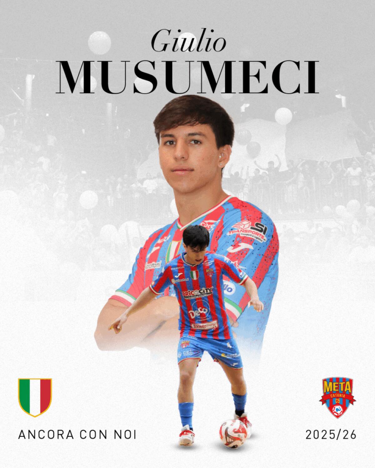 Giulio Musumeci rimane con Meta Catania | Ecco perché potrebbe diventare il futuro del futsal italiano! -