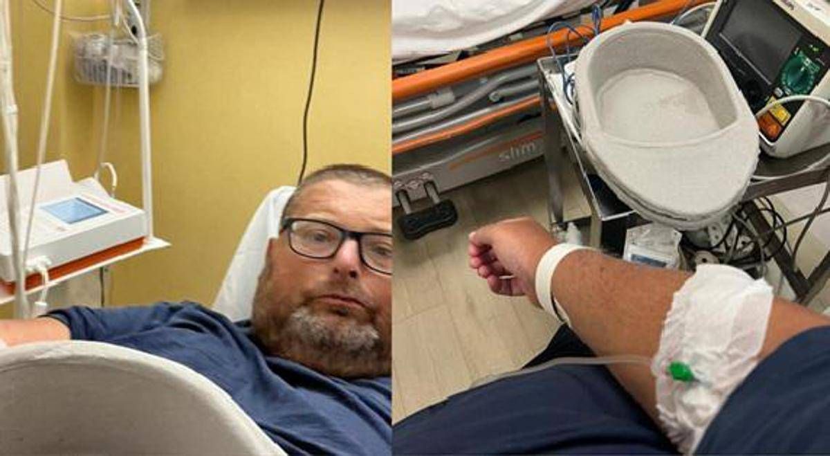 Mario Adinolfi in ospedale dopo il rientro dall'Isola dei Famosi: "Un gran bello spavento" - 