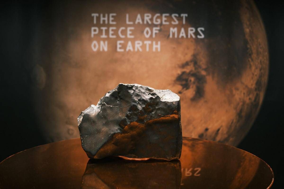 Il più grande meteorite marziano è stato venduto per 5,3 milioni di dollari -