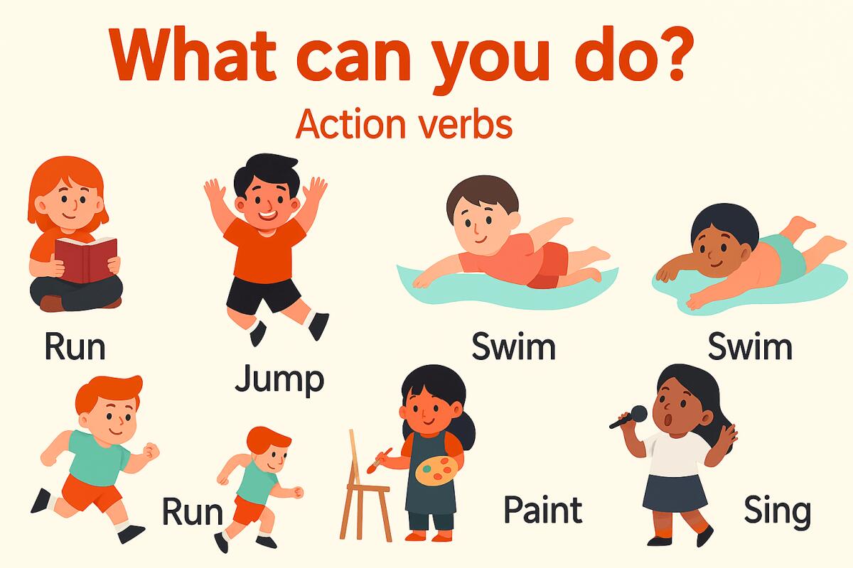What can you do? – Impara i verbi d’azione in inglese - 