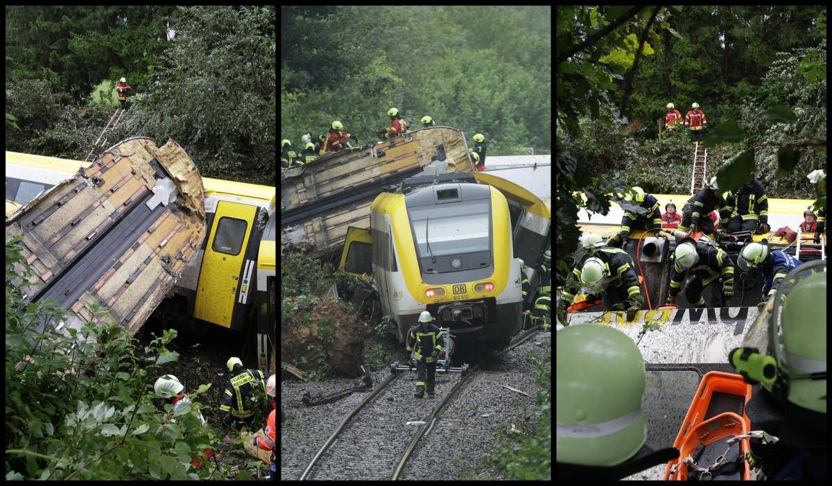 Germania, deraglia treno con un centinaio di passeggeri: "Almeno 4 morti e 34 feriti" -