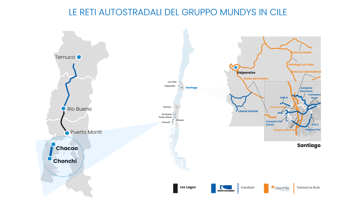 Mundys si aggiudica concessione nuova tratta Ruta 5 in Cile - 