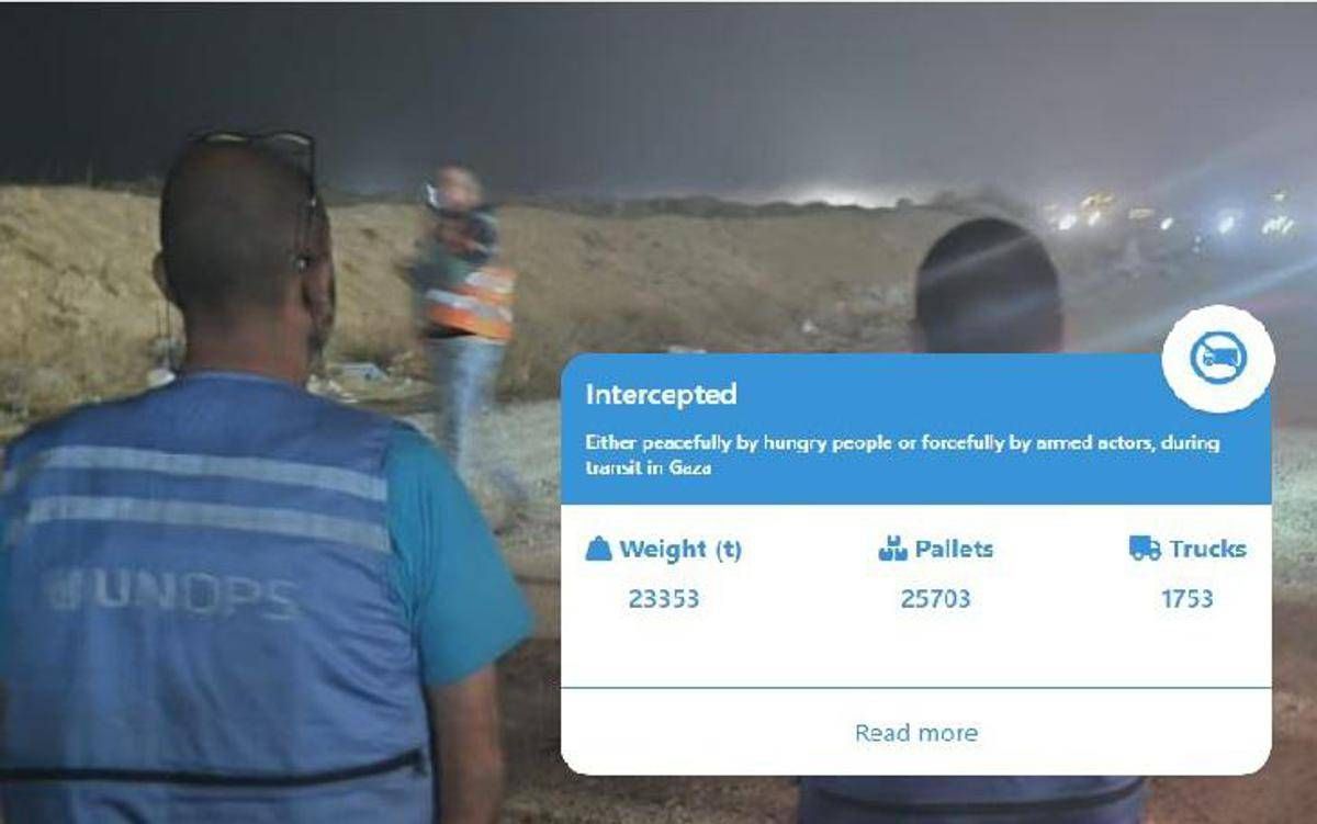Gaza, perché l’aiuto non arriva: le tonnellate sequestrate dalle milizie armate -
