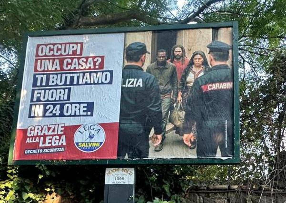 Roma, manifesti Lega su dl sicurezza diventano un caso: si accende scontro con Campidoglio -
