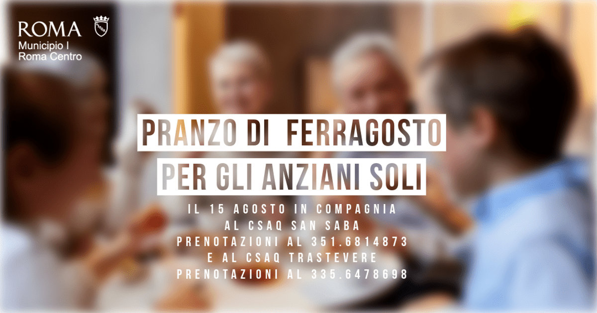 Torna a Roma 'Il pranzo di Ferragosto 2025', Bonaccorsi: "Gesto di comunità contro solitudine anziani" - 