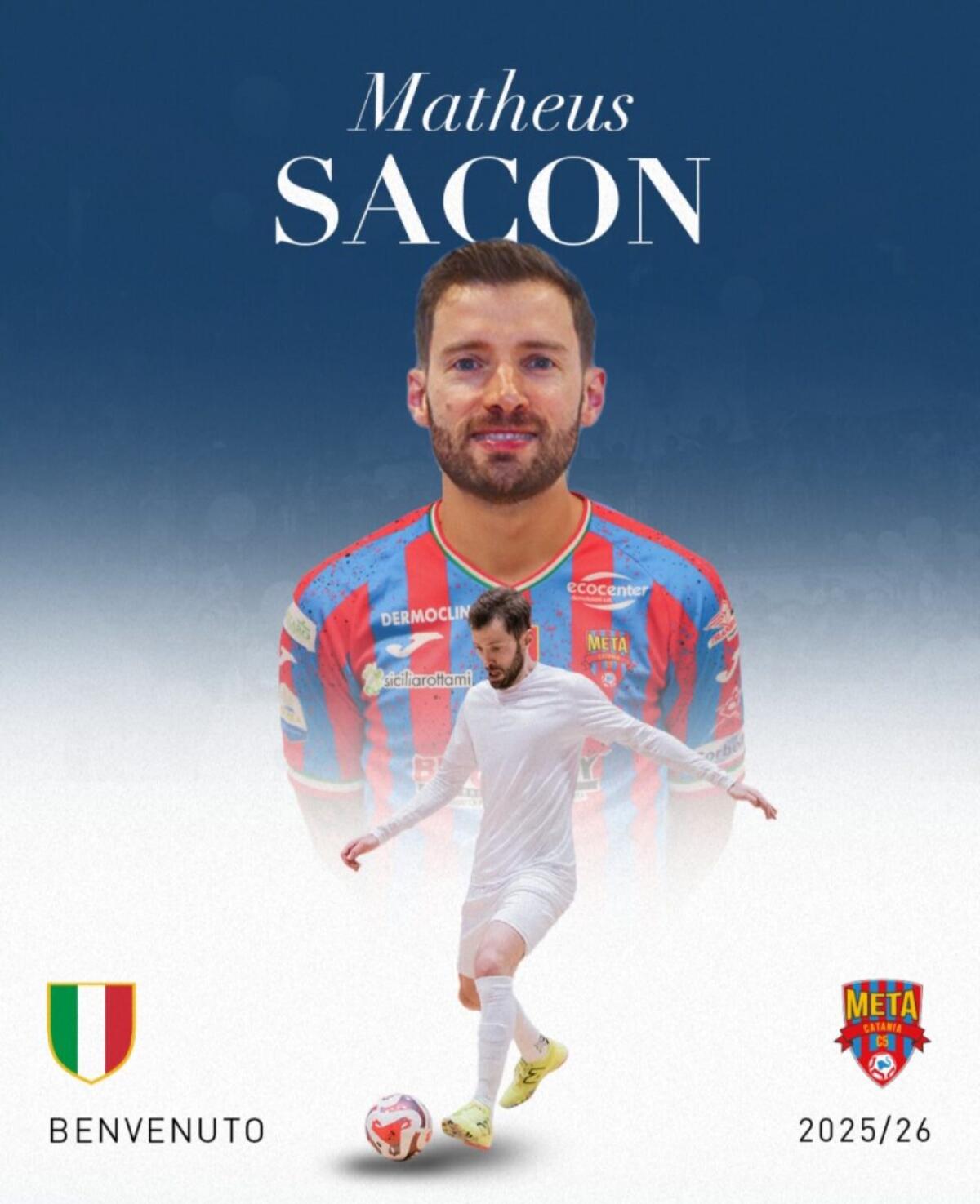 Colpo a sorpresa per la Meta Catania: il talento brasiliano Matheus Sacon cambierà le sorti della squadra? -