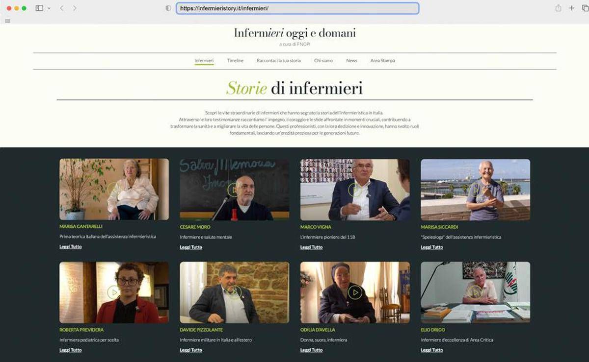 La storia d'Italia raccontata dagli infermieri, è online portale a cura di Fnopi - 
