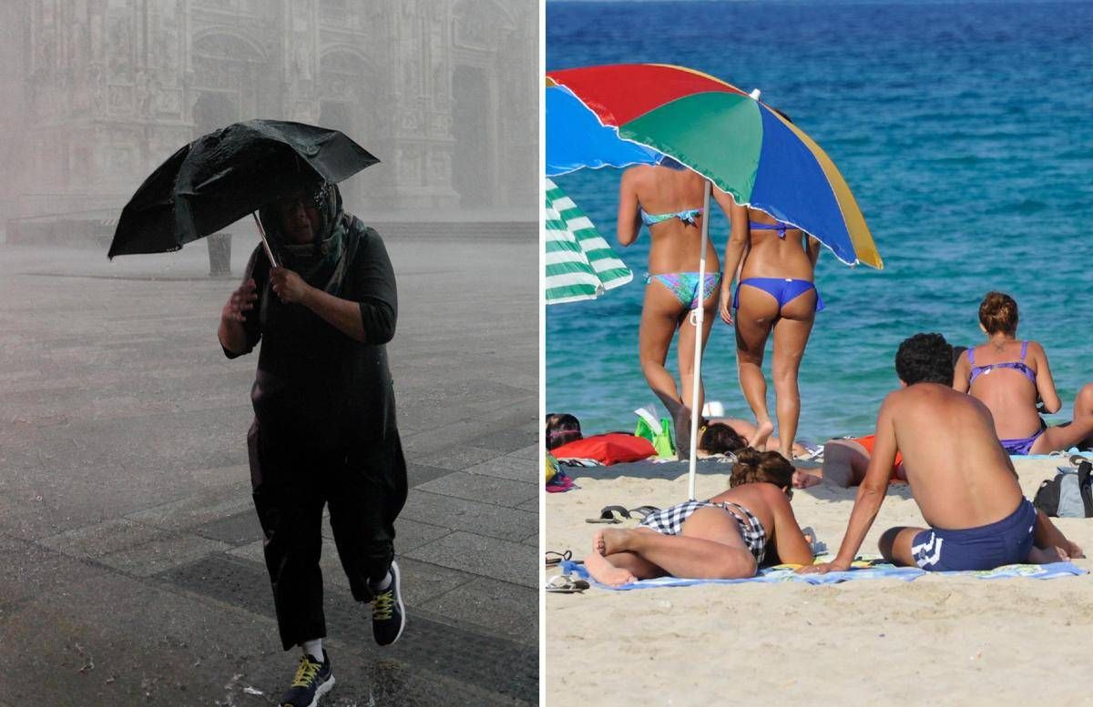 Caldo africano sotto attacco: ecco temporali, grandinate e calo temperature - 