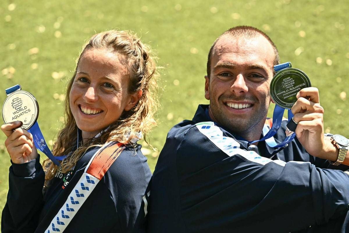 Mondiali nuoto Singapore, Paltrinieri e Taddeucci d'argento anche nella 5 km -