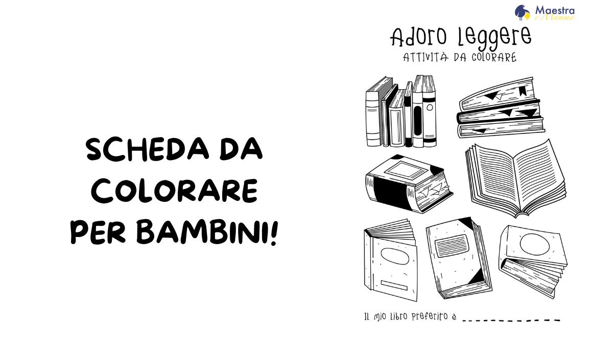 Invogliare i bambini alla lettura con un’attività da colorare - 