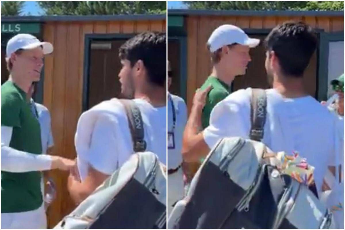 Sinner-Alcaraz, incontro della vigilia e un botta e risposta a Wimbledon - 