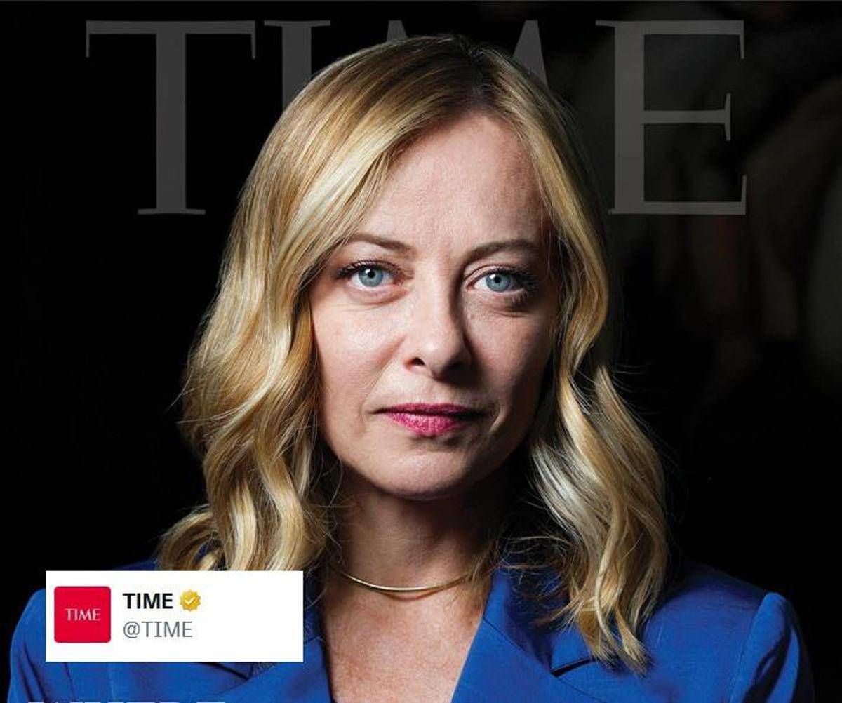 Giorgia Meloni sulla copertina del Time - 