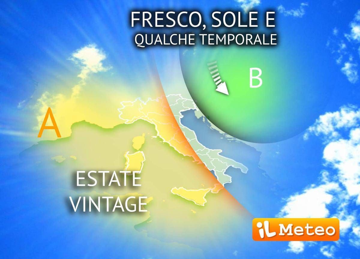 Estate 'vintage' sull'Italia: fresco, sole e qualche temporale - 